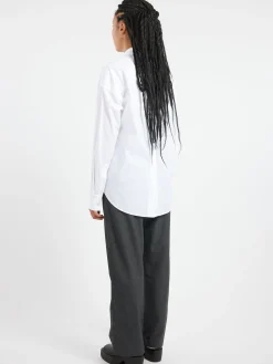 ADNYM ATELIER - Rhim Slit Shirt in White