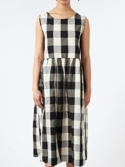 Aequamente - 24140 Dress in Big Check