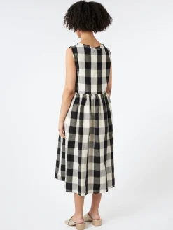 Aequamente - 24140 Dress in Big Check
