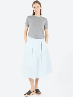 Aequamente - 25185 Knit T-Shirt in Grigio