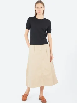 Aequamente - 25185 Knit T-Shirt in Black