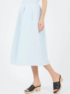 Aequamente - 25147 Skirt in Stripe