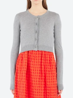 Aequamente - Knit Cardigan in Grigio