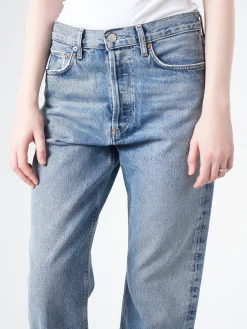 AGOLDE - Fran Jean in Invention (Medium Vintage Indigo)