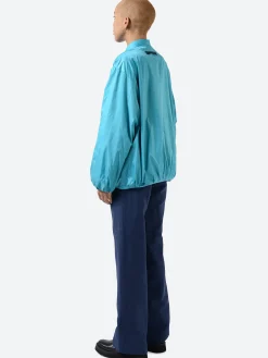 Ahirain - Bomber Jacket in Turquoise Sea