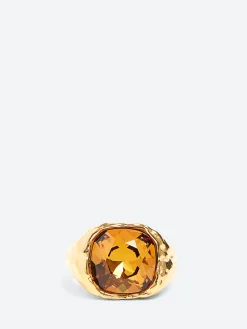 Alhaja- Amalfi Ring in Caramel and Gold