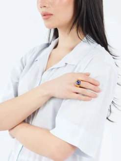 Alhaja- Amalfi Ring in Lilac and Gold