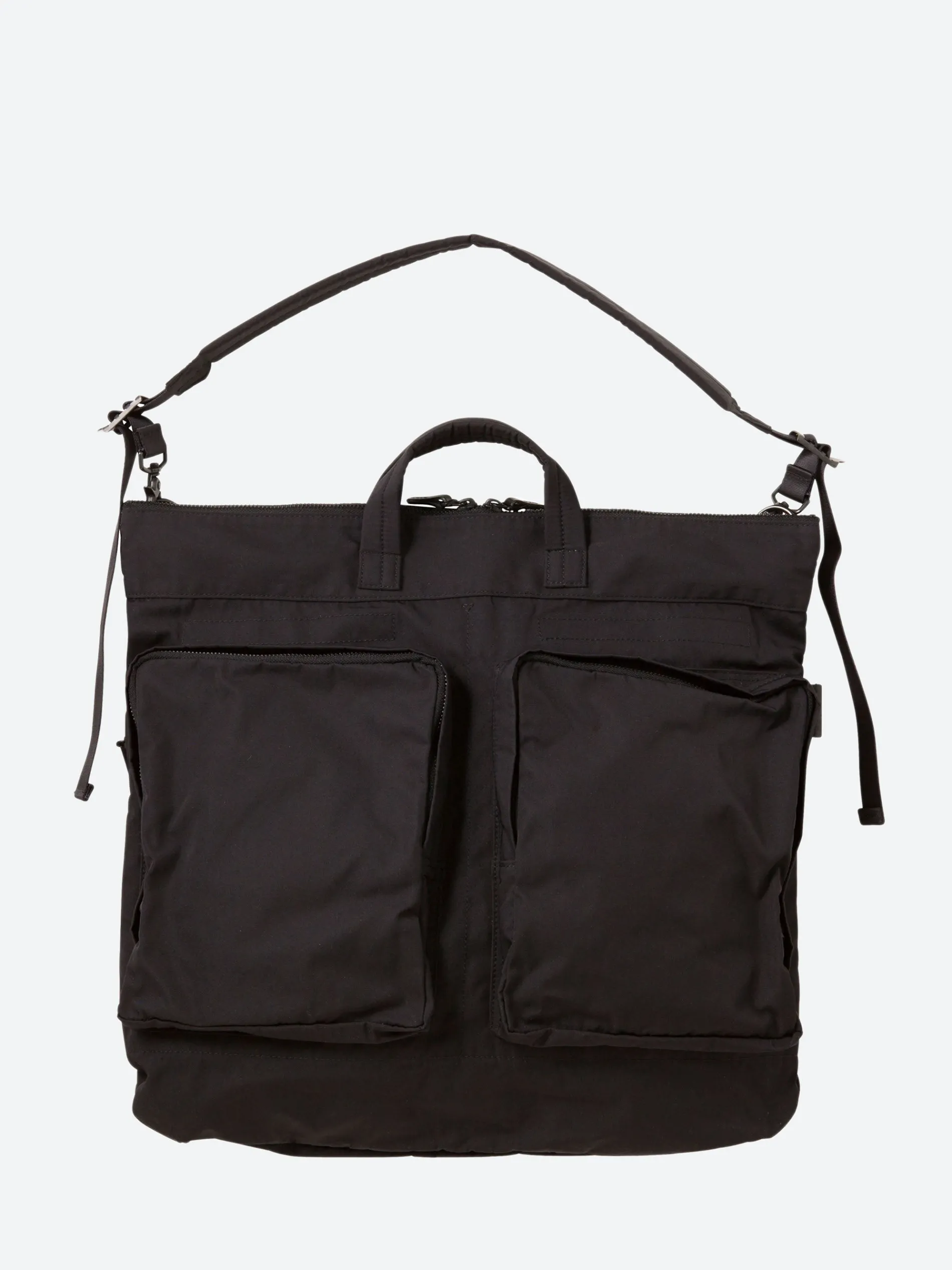 Amiacalva - Gabardine Helmet Bag in Black