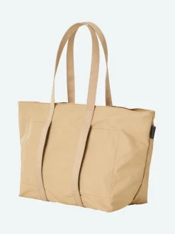 Amiacalva - Large Gabardine Tote in Beige