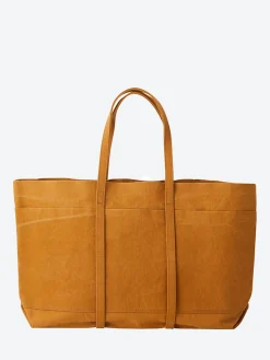 Amiacalva - Large Washed Canvas Tote in Mustard