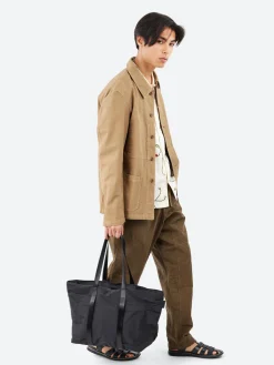 Amiacalva - Medium Gabardine Tote in Black