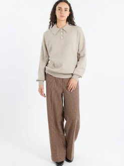 &Daughter - Edith Polo Shirt in Beige