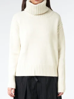 &Daughter - Roshin Roll Neck in Ecru