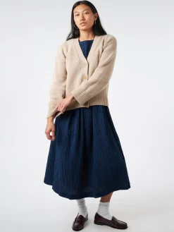 &Daughter - Shea Slouch Cardigan in Beige