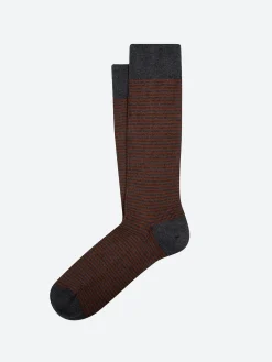 ANT45 - Boston Socks in Bordeaux