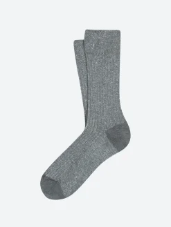 ANT45 - Cherry Socks in Light Grey
