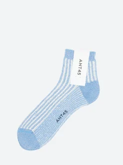 ANT45 - Plata Short Socks in Light Blue