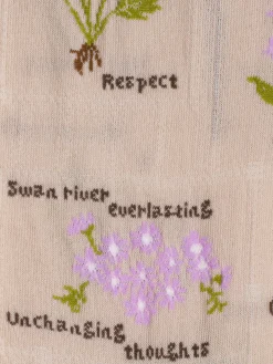 Antipast - Botanical XIII Crew Sock in Beige