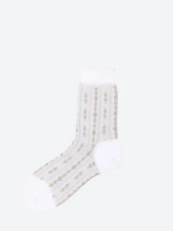 Antipast - Dot Marking Socks in White