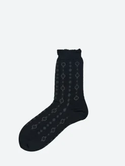 Antipast - Dot Marking Socks in Black