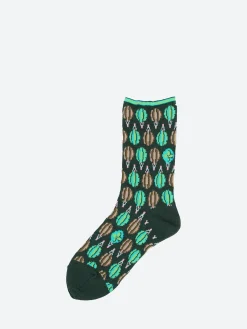 Antipast - Floating Drop Crew Sock in Green