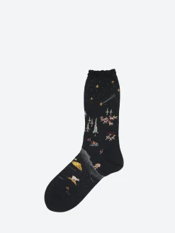 Antipast - Lagom Crew Sock in Black