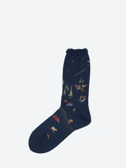 Antipast - Lagom Crew Sock in Navy