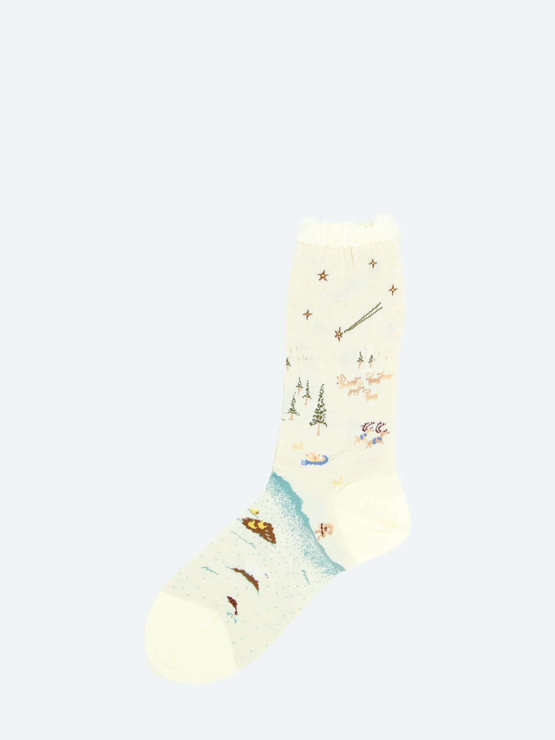 Antipast - Lagom Crew Sock in Ivory