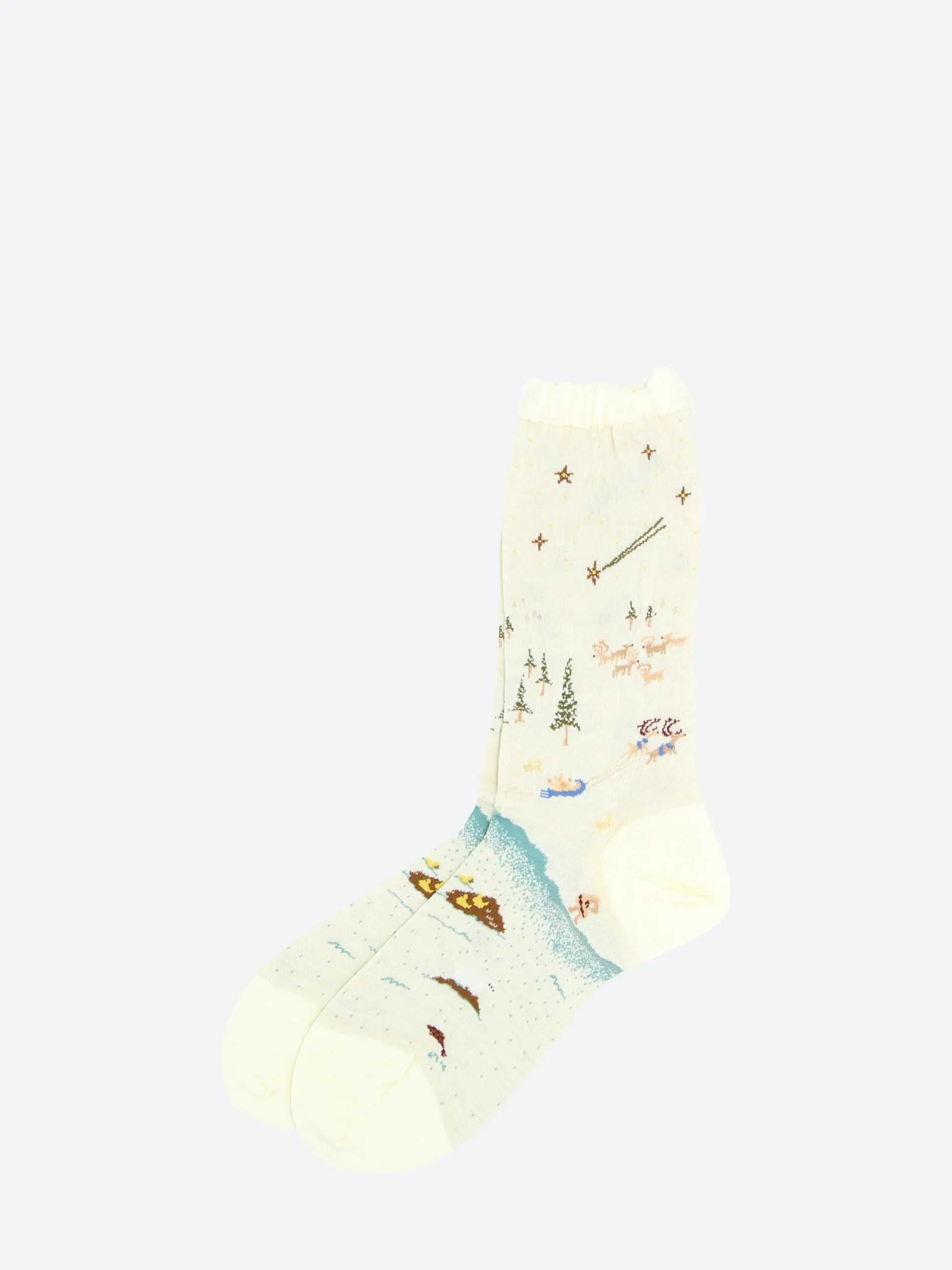 Antipast - Lagom Crew Sock in Ivory