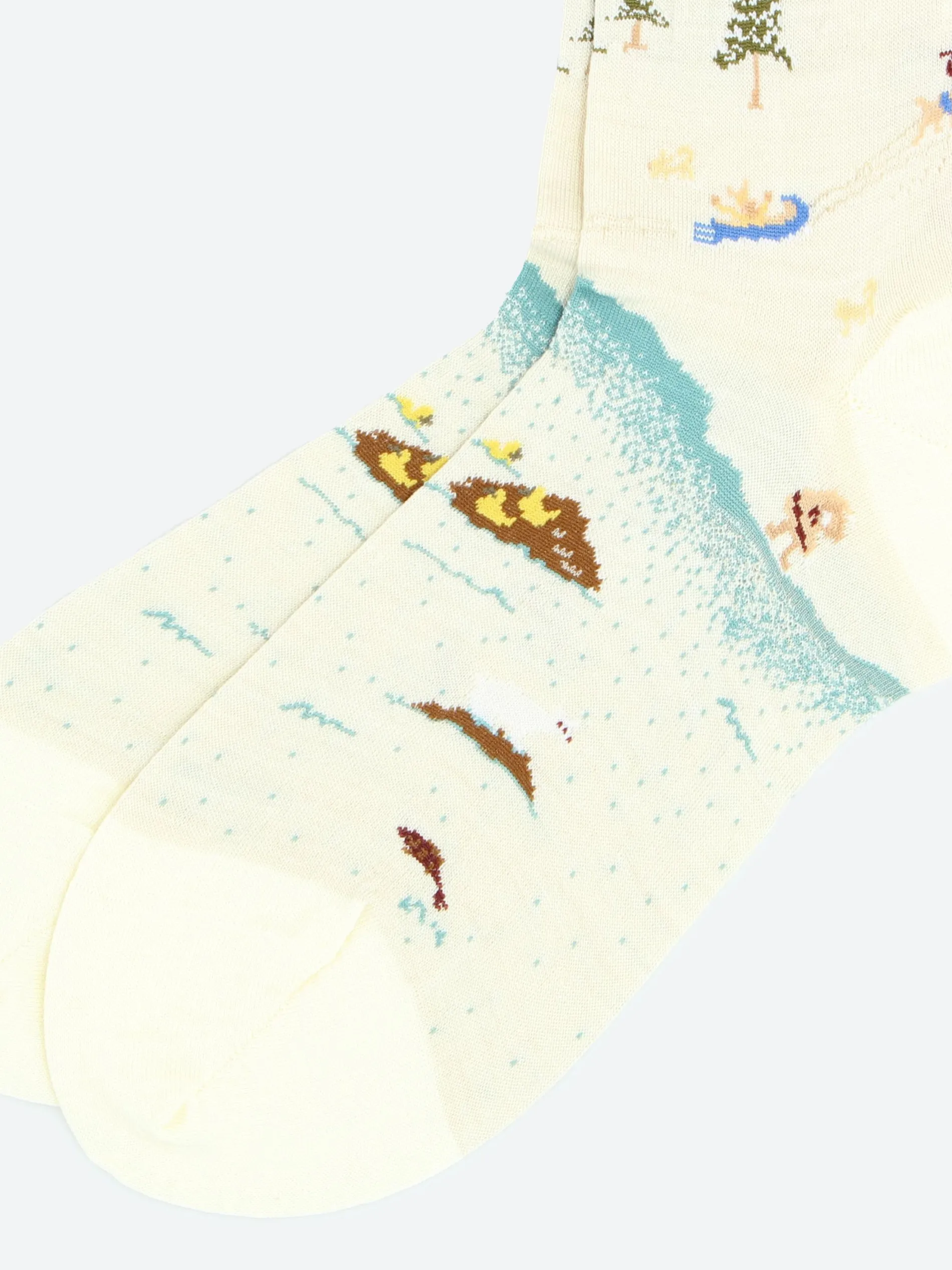 Antipast - Lagom Crew Sock in Ivory