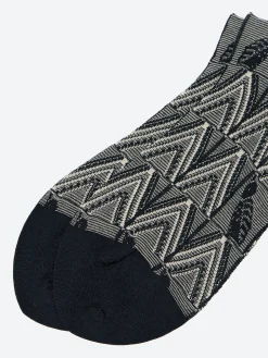 Antipast - Leaf Bird Short Socks in Black