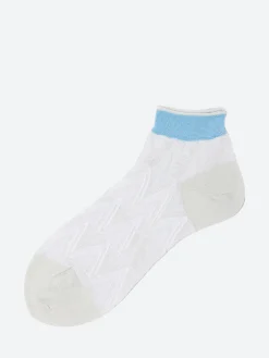 Antipast - Leaf Bird Short Socks in White