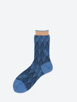 Antipast - Leaf Bird Socks in Blue