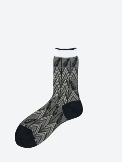 Antipast - Leaf Bird Socks in Black