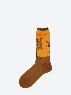 Antipast - Olive Harvest Crew Sock in Mustard