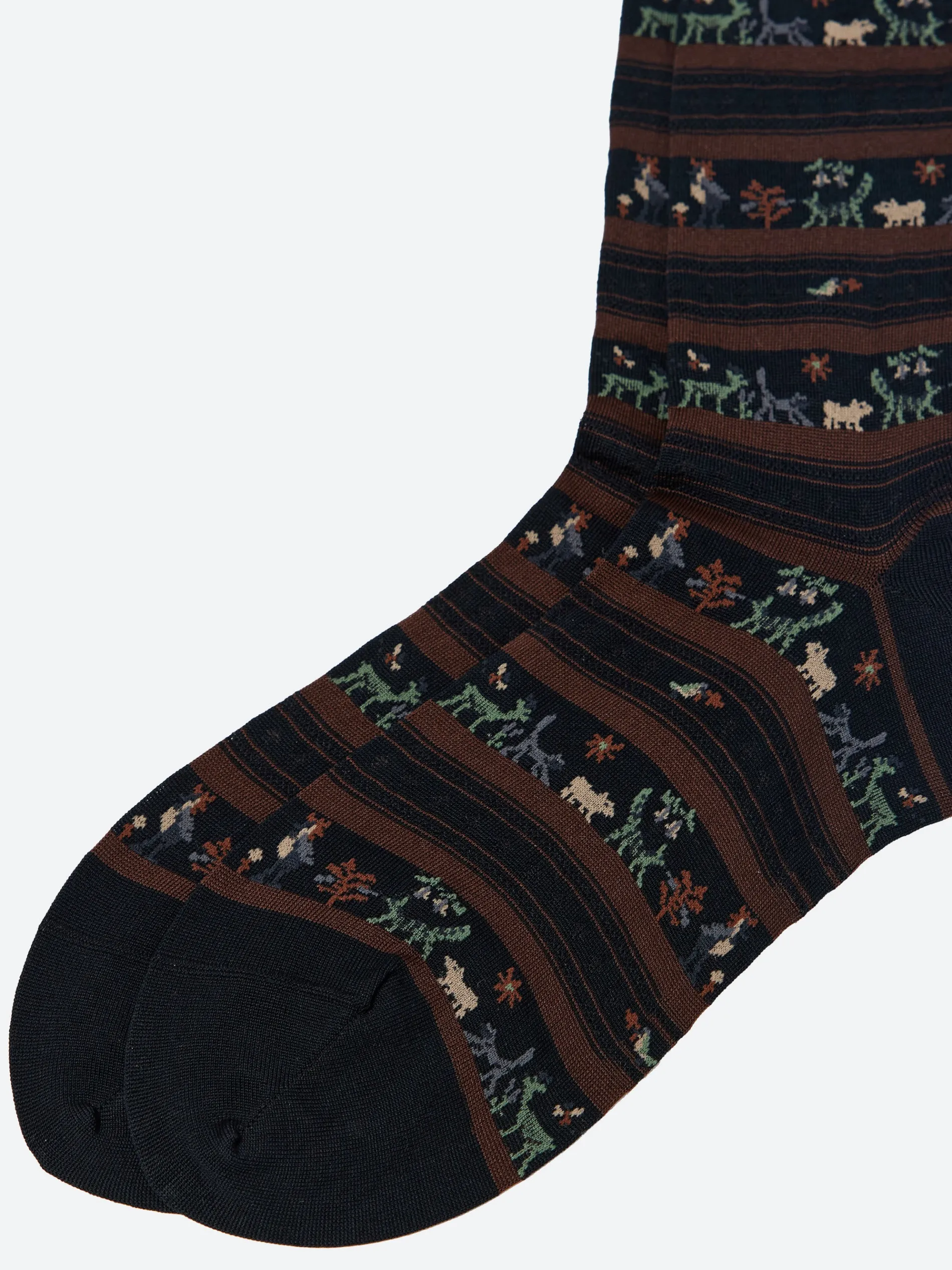 Antipast - Parade on Safari Socks in Black