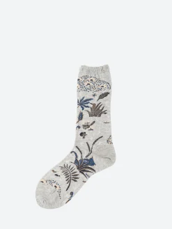 Antipast - The Safari Crew Sock in Mix Grey