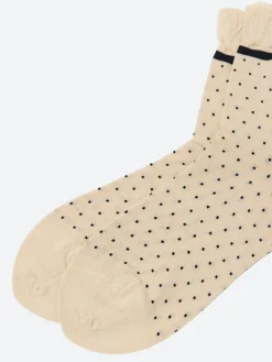 Antipast - The Sky Point Ankle Socks in Ivory