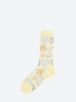 Antipast - Winter Garden Crew Sock in Ivory
