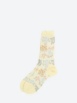 Antipast - Winter Garden Crew Sock in Ivory