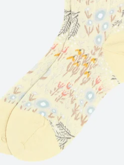 Antipast - Winter Garden Crew Sock in Ivory