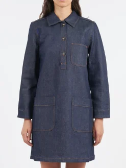 A.P.C. - Aurelia Dress in Indigo