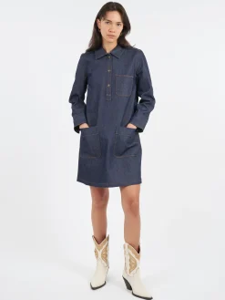 A.P.C. - Aurelia Dress in Indigo
