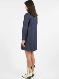 A.P.C. - Aurelia Dress in Indigo