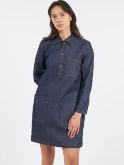 A.P.C. - Aurelia Dress in Indigo