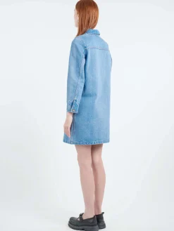 A.P.C. - Aurelia Dress in Washed Indigo