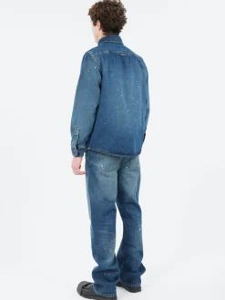 A.P.C. - Basile Denim Overshirt in Washed Denim