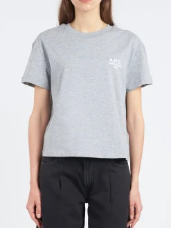 A.P.C. - Boxy Rue Madame T-Shirt in Gris Chine