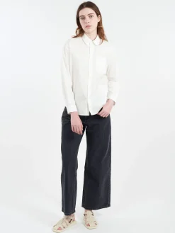 A.P.C. - Boyfriend Brodee Shirt in White