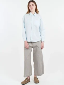 A.P.C. - Boyfriend Brodee Shirt in Pale Blue